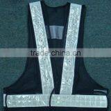 Reflective Led Lighted Flashing Police Safety Vest With Velcro EN471 High Visibility thumbnail-2