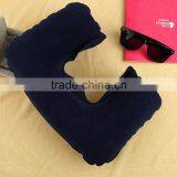 Portable Folding Travel Air Pillow Inflatable U Shape Neck Blow Up Cushion PVC Flocking Outdoor Office Plane Hotel Hot thumbnail-4