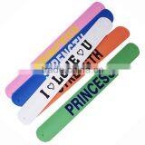 Logo Printed Custom Wholesale Kids Silicone Snap on Bracelet thumbnail-4
