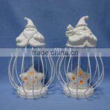 Owl Decorations Porcelain With Iron XMAS Decorations thumbnail-6