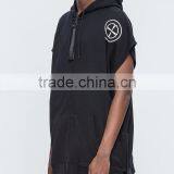 2017 Wholesale Gym Sleeveless Hoodie Zip up Sleeveless Zip Hoodie thumbnail-2