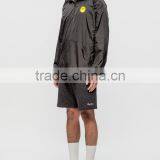 OEM Service Latest Design Men Hoody Balck Windbreaker Jacket thumbnail-4