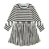 S17723A Wholesale Boutique Baby Girls Fancy Stripe Dress thumbnail-3