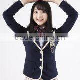 China Factory Price Juqian School Uniform Blazer Custom School Uniform Suit Designs thumbnail-3
