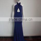 Wholesale Sexy Satin Bare Back Long Western Gowns Party Dresses thumbnail-3