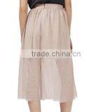 2017 OEM Spring Semi Persperctive Tulle Nude Prom Ladies Skirt thumbnail-4