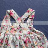 Hot Sale Sexy Baby Printed Flower Condole Belt Dress Whlesale Baby Dress Size For 6M.12M.18M. QL-83 thumbnail-5