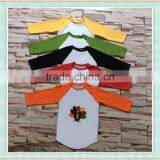 Kids Long Sleeve Clothes Turkey Pattern Embroidery Designs Custom T-shirt Baby Clothing thumbnail-2