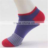 2015 New Design Man Summer Thin Stripe Boat Socks thumbnail-2