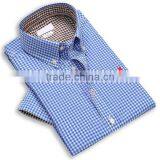 Top 5 Brand t Shirt for Men Plaid Fabric Men T-shirts Embroidery Designs thumbnail-4