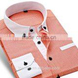 Fancy White Color Collar & Cuff Button Down Collar Shirt for Men thumbnail-4