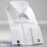 2014 Mens Slim Fit Unique Neckline Stylish Dress Long Sleeve Shirts Mens Dress Shirts thumbnail-1