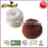 knitting tape yarn for scarf polyester fiber