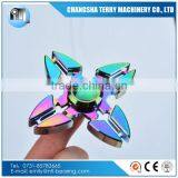 Rainbow Color Four Crab Aluminum Hand Spinner thumbnail-3