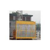 Yellow OEM Goods Material Construction Hoist Elevator SC100 With Hot Dipped Zinc