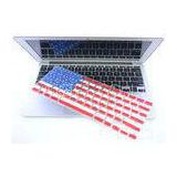 Colorful Macbook Air Silicone Keyboard Covers With USA Flag Customized