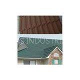Stone Chips Colour Steel Roof Tiles Zinc Coated , EN10142 Corrugated Metal Roofing thumbnail-1