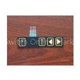 Industrial Controller Membrane Switch Keypads / Flexible Remote Control Panel
