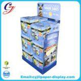 Multifunctional flooring cardboard display stand in supermarket promotional sale