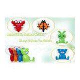 Cute Animal Removable Wall Hooks / Orange Plastic Wall Hanging Hooks thumbnail-1