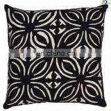 Wholesale Indian Cushion Cover Handmade Pillow Case Covers Decorative Applique Cutwork Work Home Decor Sofa Kantha Cushion thumbnail-1