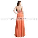 Glamorous Elegant Halter Necklines Chiffon Glittering Beaded Evening Dress Long Evening Dresses AJ020 thumbnail-3