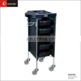 five drawer ABS or PP material good qulity hair salon spa rolling trolley