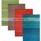 Outdoor Plastic Decorative Rainbow Color Stripe Patio Rugs for Home and Hotel thumbnail-5