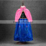 High Quality Little Queen Fancy Dress Holloween Costume Frozen Elsa Dress Wholesale thumbnail-2