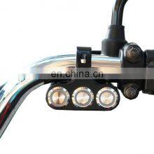 Waterproof Bike ATV 12V Handle Bar Switch on off Kill Stop Dual Momentary Button Motorcycle Aluminum Switch thumbnail-2