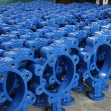 Resilient Seated Concentric Type Ductile Cast Iron Industrial Control Lug Butterfly Valves With EPDM PTFE PFA Rubber Lining API/ANSI/DIN/JIS/ASME/Awwa thumbnail-1