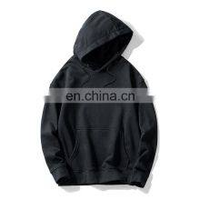 Custom Logo Printed Oversized Men's Hoodie Sweatshirt 100% Cotton Long Sleeve Pullover Hoodies thumbnail-2