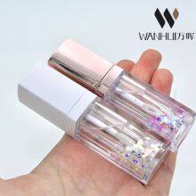 LP004 Empty Cosmetic Liquid Lip Gloss Tube Container Lipstick Screen Printing Square Hot Stamping Screw thumbnail-3