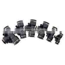 China Manufacturer MPGE Series OD 4MM 6MM 8MM 10MM 12MM 16MM Tube Push to Connect Pneumatic Fittings