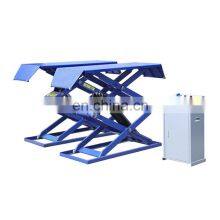 Hydraulic car lift REACH CE Certified Scissor car lift in stock