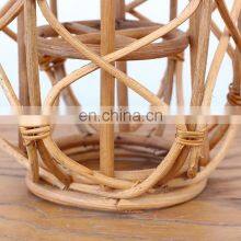 Vietnam Supplier Candle Holder Rattan Natural Lantern 100% Eco-friendly Candlestick Holder in Bulk Handicraft European Style thumbnail-3