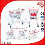 High Quality Standard Stainless Steel Supermarket Shopping Cart