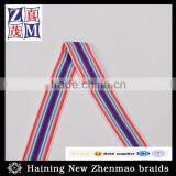 China Supplier Polyester Belts Colored Striped Ribbon