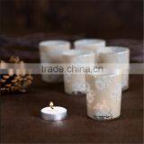 Frosted Mini Mason Jar Candle Holders / Candle Jar/ Glass Vases / Glass Wedding Centerpieces, thumbnail-3