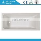 Wholesale factory price high hardness pure plastic bathtub