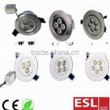 High Power 3*1w 4*1w 5*1w 7*1w 12*1w Led Ceiling Light/Downlight/spotlight Aluminum CE Rohs