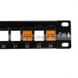With Metal Cable Bar 24 Ports UTP Blank Patch Panel thumbnail-2