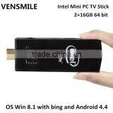 Wholesale Vensmile W5 Android tv Magic Stick 2+16GB W5 OS Intel Mini pc W5 tv Magic Stick thumbnail-1