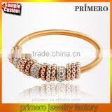 Korean Jewelry Euro-American Multilayer Bangle Shamballa Polymer Clay Bracelets thumbnail-1