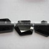 Wholesale Tumbled Flat Loosen Faceted Gemstone Manufacturer Obsidian thumbnail-1