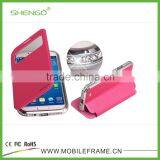 Shengo High Quality Filp PU Leather Phone Case for Samsung Note 4