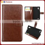 flip leather cell phone cover case for lenovo p780