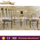 Hotel Led Semi-circle Table,white MDF Top Semi-circle Dining Led Table