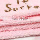 China Supply Popular Ultra Absorbent Turbie Twist Cotton Terry Towel Hair Turban With Embroidery Logo thumbnail-4