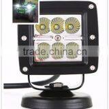 Off Road Headlight 18w LED Work Light Headlight Lamp SUV Spot Driving Fog Light for Boat off Rod Cars Supplier's Choice